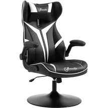 Vinsetto Gaming Stuhl Schwarz/Weiß PC