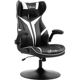 Vinsetto Gaming Stuhl Schwarz/Weiß PC