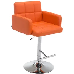 CLP Barhocker Los Angeles orange/chrom