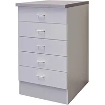 Flex-Well Unterschrank Schubkastenschrank 50 x 0 x 0 cm Weiß