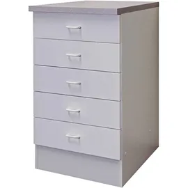 Flex-Well Unterschrank Schubkastenschrank 50 x 0 x 0 cm Weiß