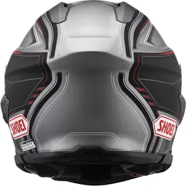 Shoei GT-Air 3 Discipline, Integralhelm - Matt Grau/Schwarz/Rot - XS