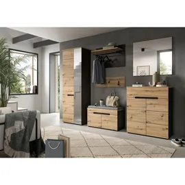 VCM Garderobenpaneel Canu ca.80x73x27cm Eiche Dekor