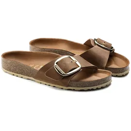Birkenstock Madrid Big Buckle Nubukleder geölt cognac 39