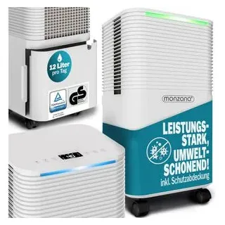 Monzana Luftentfeuchter farbigen Lichtleiste, elektrisch, ca. 12 Liter pro Tag, bis 52m3