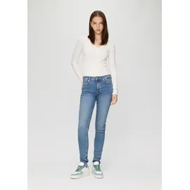 QS Jeans-Hose Sadie / Skinny Fit Mid Rise Skinny Leg - blau / 34/32