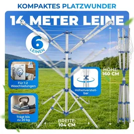 monzana 100508 Wäschespinne