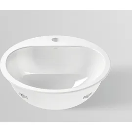 Alape Einbaubecken EW 3.2, kreisförmig, mit 475 cm Ø 2018000000, Badkeramik, weiß