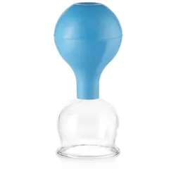 pulox Schröpfglas aus Echtglas blau 52mm 1 St