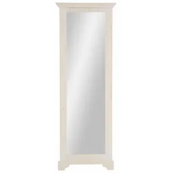Spiegel HOME AFFAIRE "Rustic", weiß, B:64cm H:190cm T:7cm, Glas, Spiegel, mit Rahmen aus massiver Kiefer, FSC-zertifiziert