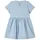 vidaXL Blusenkleid Kinderkleid mit Rüschen Hellblau 128