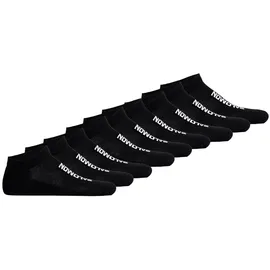 Salomon Unisex Sneakersocken, 9er Pack - EVERYDAY LOW, Mesh-Einsatz, atmungsaktiv, Logo Schwarz 42-44