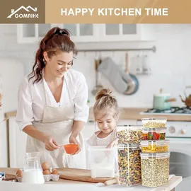 GoMaihe Vorratsdosen 32er Set Deckel Luftdicht Aufbewahrungsbox Küche Müsli