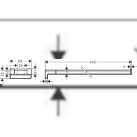 Hansgrohe AddStoris zweiarmig,