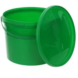 Benbow Eimer mit Deckel grün 29 cm x 22 cm 10 l 5-teiliges Set