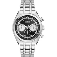 GUESS Herren Uhr Armbanduhr DAWSON GW0971G1 Edelstahl silber