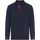 delmao Langarm-Poloshirt blau XXL