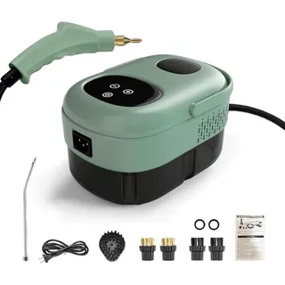 kuny 2500W Dampfreiniger Handgerät, Hochtemperatur-Druck Dampfreinigungsmaschine,Steam Cleaner for Home, Handdampfreiniger mit Bürstenköpfen
