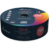 MediaRange CD-R 700MB 52x bedruckbar 25er Spindel (MR202)