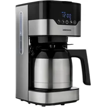 Medion Kaffeemaschine MD 18458 schwarz/silber