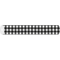 Sovie HORECA Papier-Tischdeckenrolle Karo in Schwarz aus Papier 120 cm x 25 m, 1 Stück