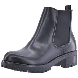 Elara Damen Stiefeletten Chelsea Boots Chunkyrayan S160 Black-38