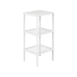 Testrut Bambusregal weiß Bambus B/H/T: ca. 36x79x36 cm - Weiss