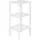 Testrut Bambusregal weiß Bambus B/H/T: ca. 36x79x36 cm - Weiss