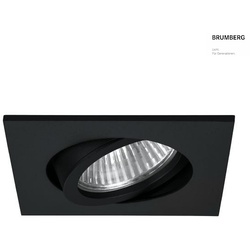 Brumberg Einbaustrahler LOOP-S, ohne Fassung / LED Moduleinsatz, 20°, schwenkbar, Recycling-Kunststoff, schwarz BRUM-27065180