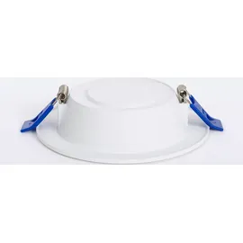 efectoLED Einbaustrahler 6W rund weiß Aluminium