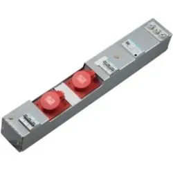 Hager ZAH002L SteckdLeiste, KVS, 2xCEE16A, 5polig