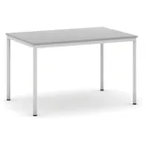 Esstisch, 1200 x 800 mm, Tischgestell grau, grau