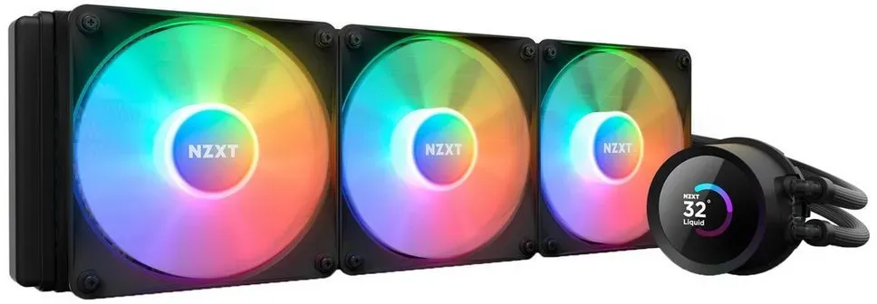 NZXT CPU Kühler NZXT Kraken 360 RGB 360mm, Wasserkühlung schwarz