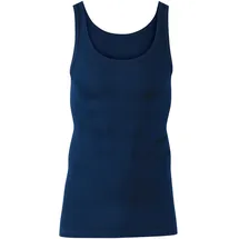 CALIDA Twisted Cotton Unterhemd Herren, Feinripp mit extralangem Rücken Admiral 50