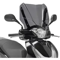 GIVI Windschutzscheibe D1128S kompatibel mit Honda SH 125 I ABS 2012-2016 Rauchgrau