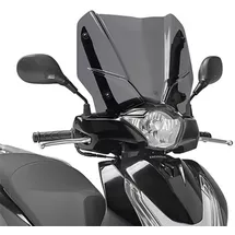 GIVI Windschutzscheibe D1128S kompatibel mit Honda SH 125 I ABS 2012-2016 Rauchgrau