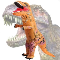 LUVSHINE Aufblasbares Kostüm für Erwachsene, Aufblasbares Dinosaurier Kostüm für Geburtstag, Halloween
