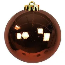 Mojawo XXL Christbaumkugeln Weihnachtsbaumkugeln Dekokugel Baumschmuck Braun Ø 20cm
