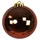 Mojawo XXL Christbaumkugeln Weihnachtsbaumkugeln Dekokugel Baumschmuck Braun Ø 20cm
