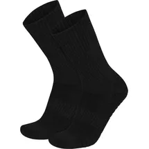 Normani Wandersocken 4 Paar Schwarz 47-50