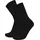 Normani Wandersocken 4 Paar Schwarz 47-50