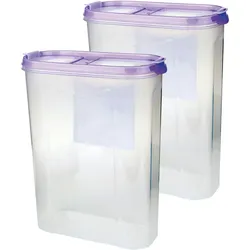 Bestlivings Frischhaltebox Schüttdose 2,8 Liter - 2er Pack ( 2 Stück ) Lila