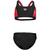 Arena Thrice Bikini Schwarz/Rot/Weiß 152