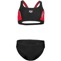Arena Thrice Bikini Schwarz/Rot/Weiß 152