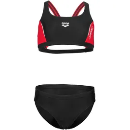 Arena Thrice Bikini Schwarz/Rot/Weiß 152