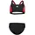 Arena Thrice Bikini Schwarz/Rot/Weiß 152