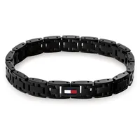 Tommy Hilfiger H-LINK Armband Emaille Blau/Rot/Schwarz 2790717 Größe Unisex