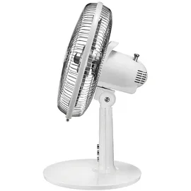 Unold Silverline 25 cm Tischventilator Weiß/Silber
