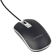 Gembird Optical Mouse 4B-06 schwarz/silber, USB (MUS-4B-06-BS)