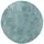 KADIMA DESIGN Shaggy Uni Blau Ø 120 cm